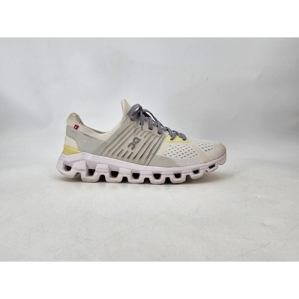 ON Womens Cloudswift 41.99577 Gray/Yellow Helion Running Shoes Sneakers Size W 8